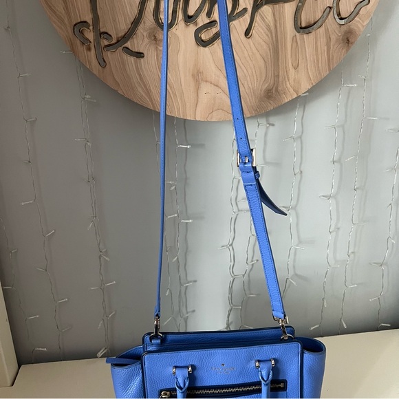 Kate Spade Chester Street Small Allyn Periwinkle Blue Satchel - Picture 14 of 16